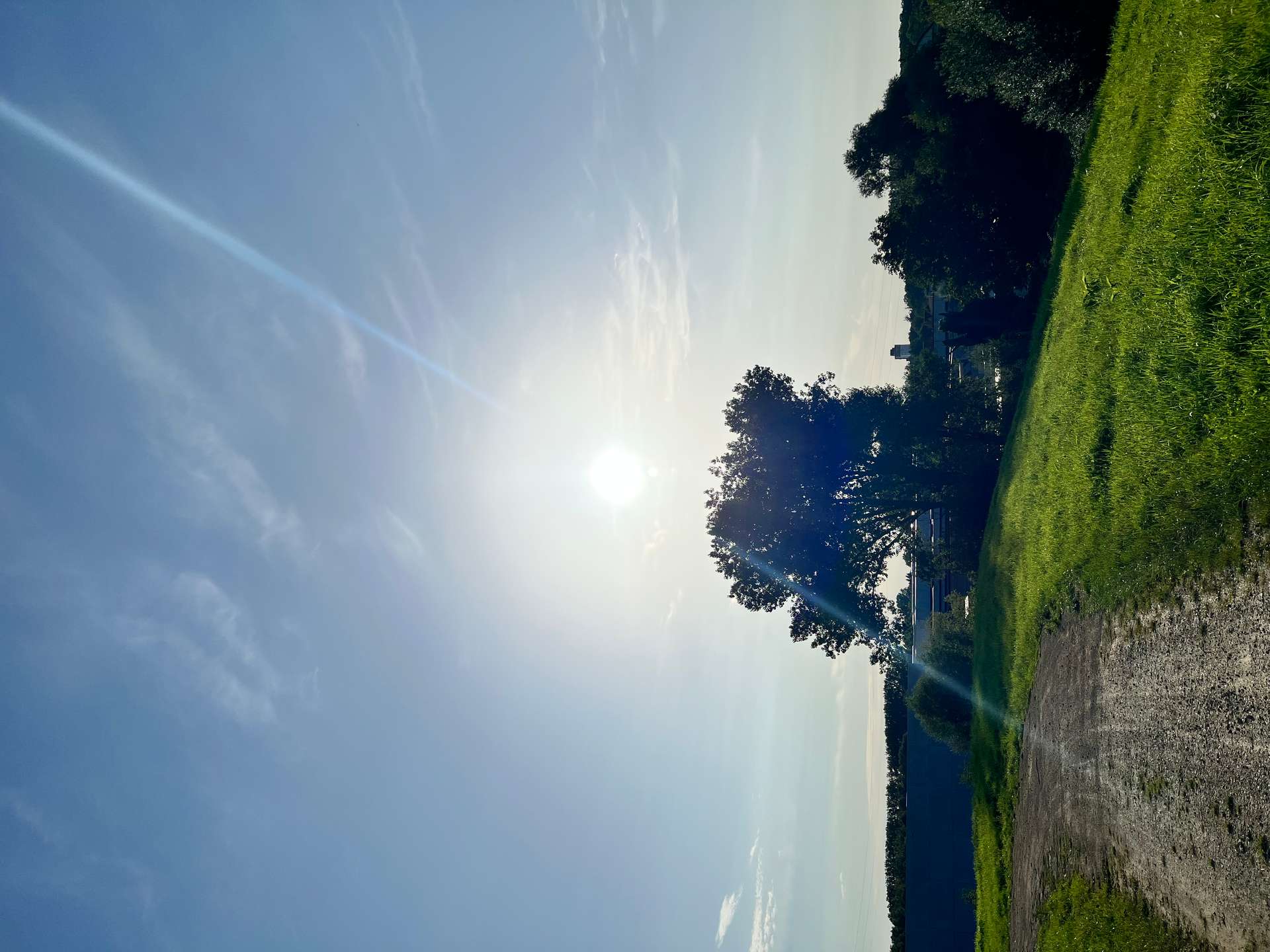 Sunset from a longer bike ride